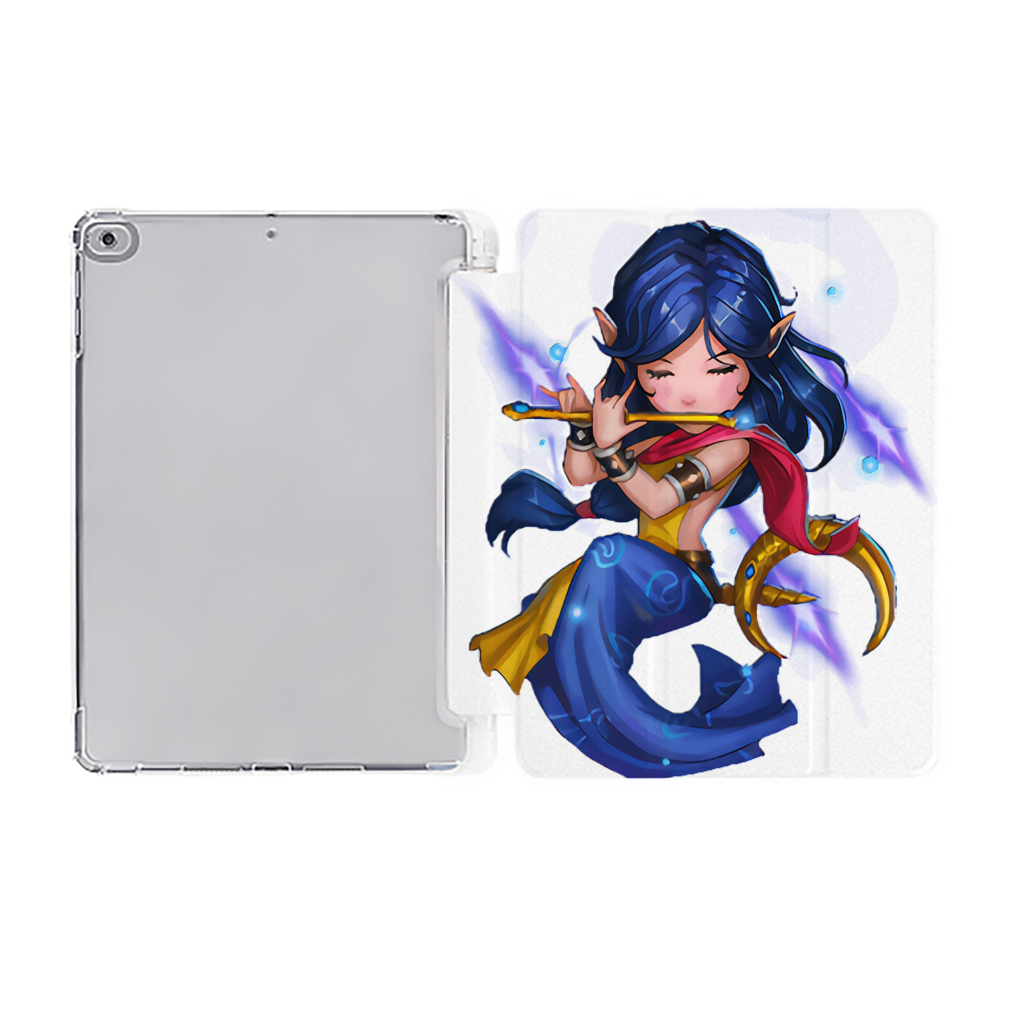 （画像用） リーグ・オブ・レジェンド League of Legends LOL IPad ケース ペン収納付き 三つ折りスタンド PUレザー×シリコン 対応機種9.5/10.5/10.9インチ